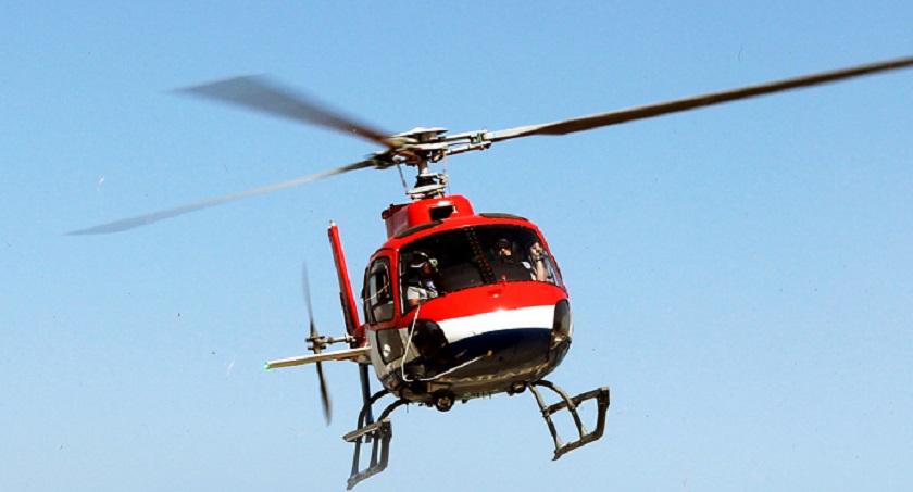 हेलिकप्टर चढेर भोट हाल्न पुगे उपमेयर र उपाध्यक्ष