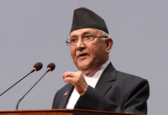 प्रधानमन्त्री ओलीले शनिबारमात्रै संसदमा सम्बोधन गर्नुहुने