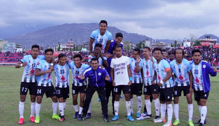 १८औं आहा ! रारा गोल्डकप फुटबलको उपाधि मनाङ मस्र्याङ्दी क्लबलाई