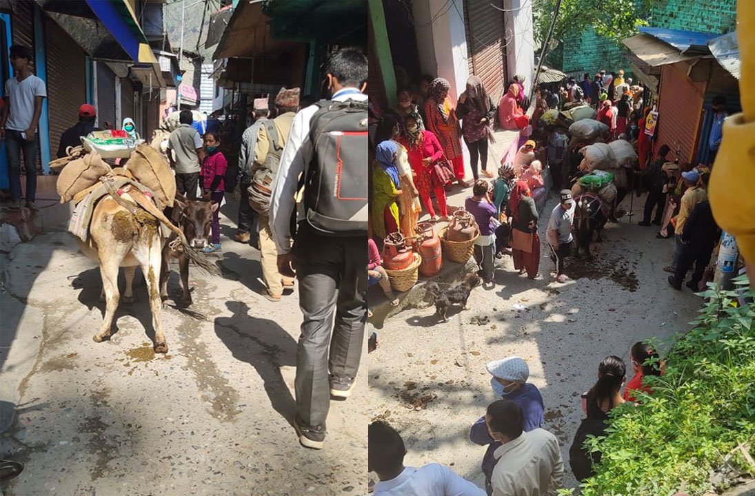 व्यासी सौका समुदायले कुञ्चा सारे, बन्दोबस्तिका सामान सहित भारतको बाटो हुदै व्यास क्षेत्र प्रस्थान