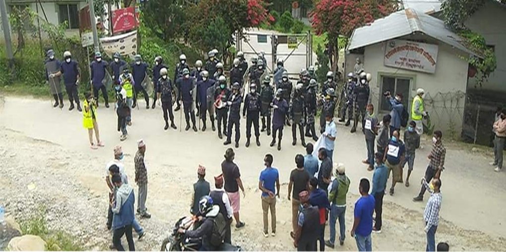 मेलम्ची खानेपानी आयोजना विरुद्ध आन्दोलन गर्ने ५ जना नियन्त्रणमा