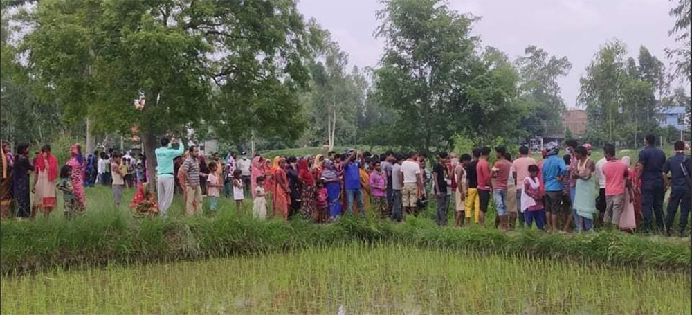तीन दिनदेखि बेपत्ता भएकी ११ वर्षीया बालिका अर्धनग्न अवस्थामा मृत भेटिइन्