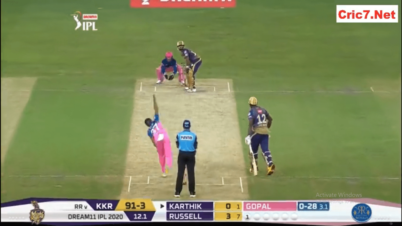 आइपीएल लाइभ : राजस्थान रोयलसँग कलकत्ता प्रतिस्पर्धा गर्दै