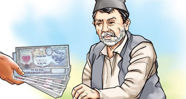 रोल्पामा एकल पुरुषलाई मासिक भत्ता