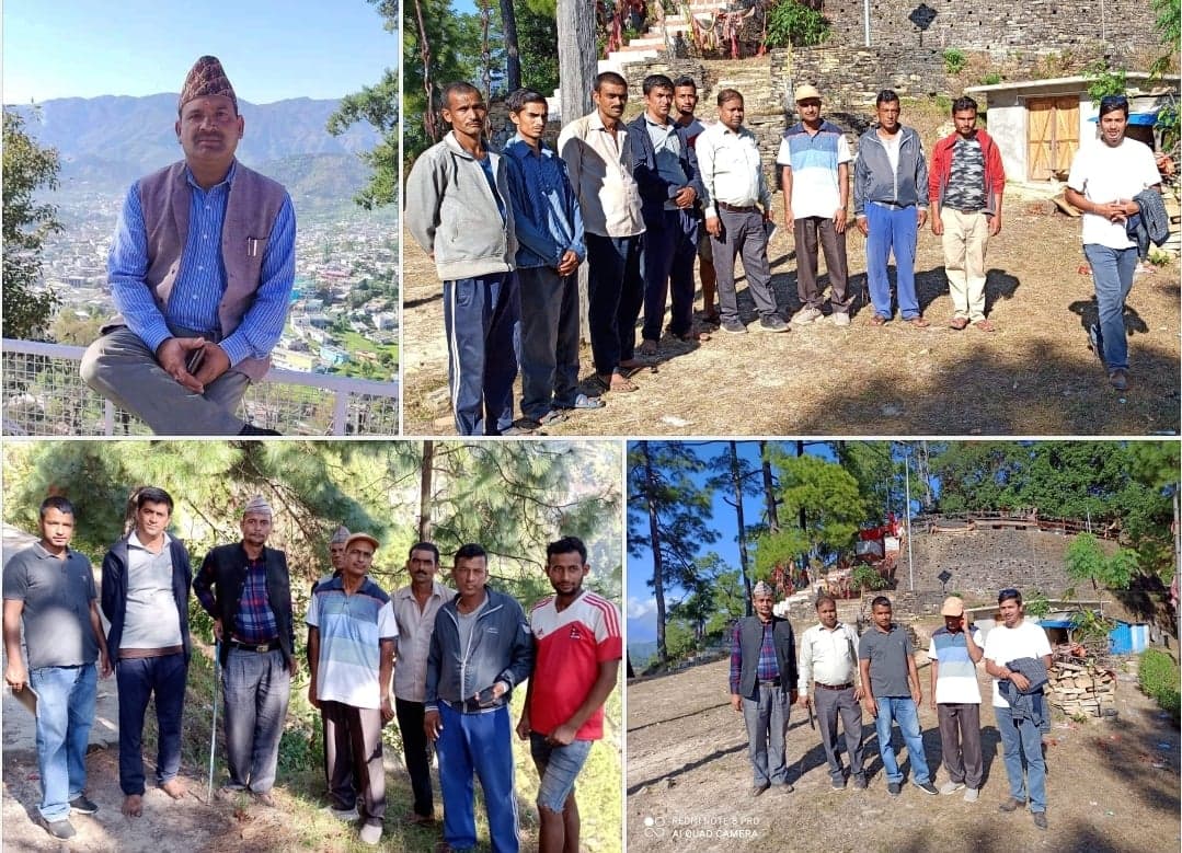 मालिकार्जुन गाउँपालिका–४ औतालेकको पहिरो नियन्त्रणका लागि सर्वेक्षण सुरु