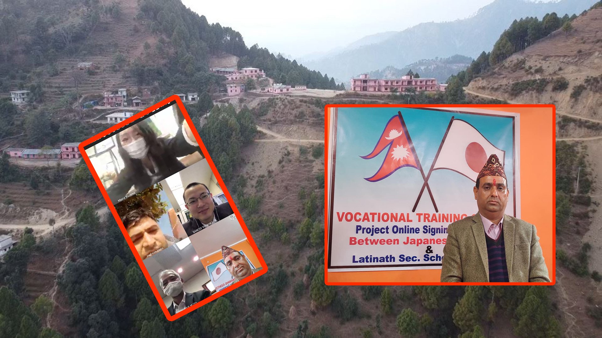 ‘भीटीसीसीपी’का लागि जापानी दुतावास काठमाडौँ र लटिनाथ नमुना मावि चौपाताबीच सम्झौता, बेरोजगारी अन्त्य हुने विश्वास