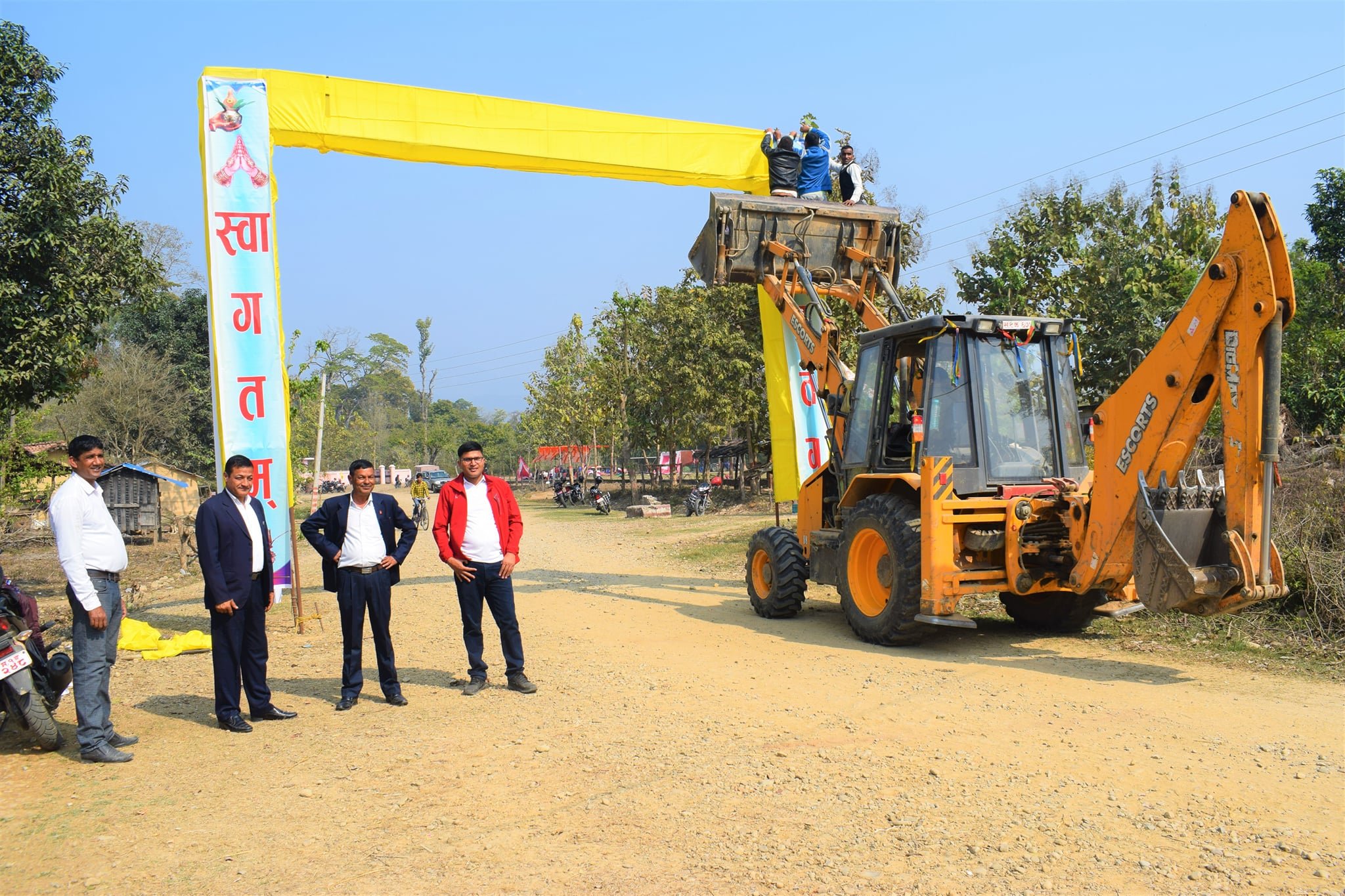 दैजी छेला औद्योगिक क्षेत्रको शिलान्यास गर्न भाेलि प्रधानमन्त्री ओली कञ्चनपुर जादैँ, तयारी पुरा (फोटो फिचर)