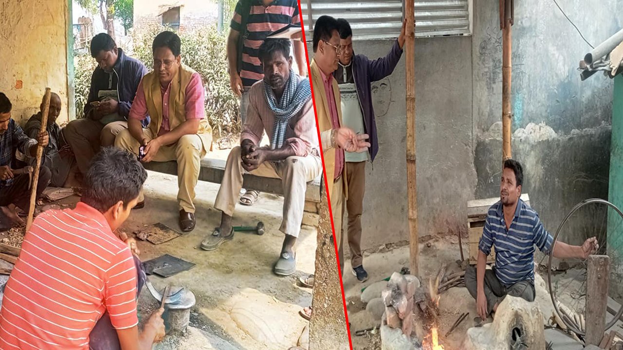 बेदकोटका मेयर चन्द आरन व्यवसायीको घरदैलोमा, आधुनिक उपकरण प्रदान गर्ने प्रतिबद्धता