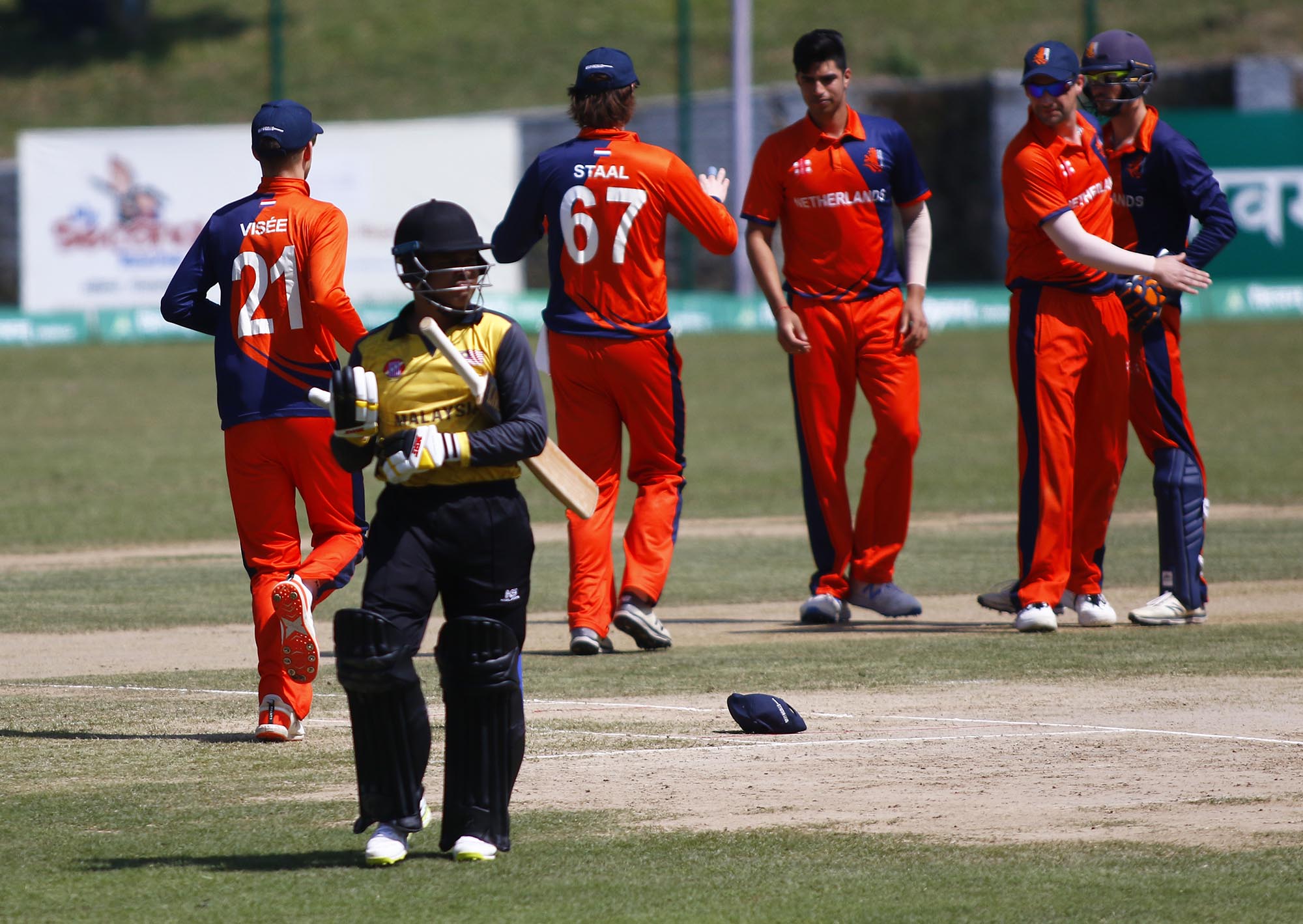 त्रिदेशीय टी–२० अन्तर्राष्ट्रिय क्रिकेट शृङ्खलामा नेदरल्याण्ड्सले मलेसियालाई १५ रनले हरायो