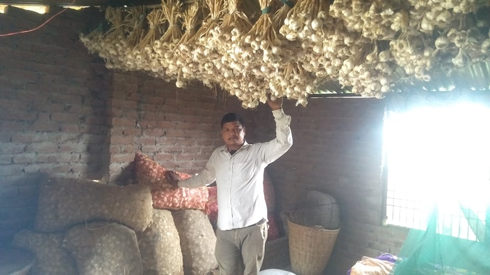 वेदकोटमा लसुनले ल्यायो किसानमा समृद्धि
