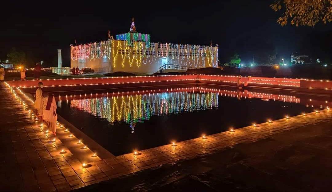 आज २५६५औँ बुद्ध जयन्ती, लुम्बिनीमा दीप प्रज्वलन गरिँदै