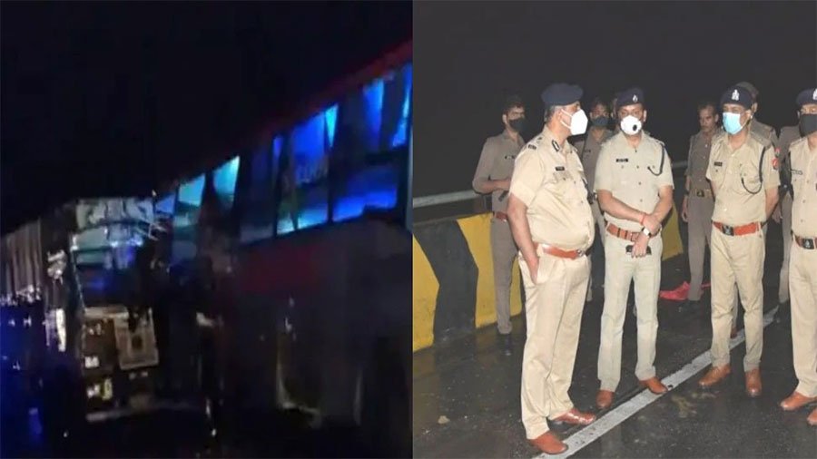 भारतको उत्तर प्रदेशमा रेलले बसलाई ठक्कर दिदा १८ जनाको मृत्यु