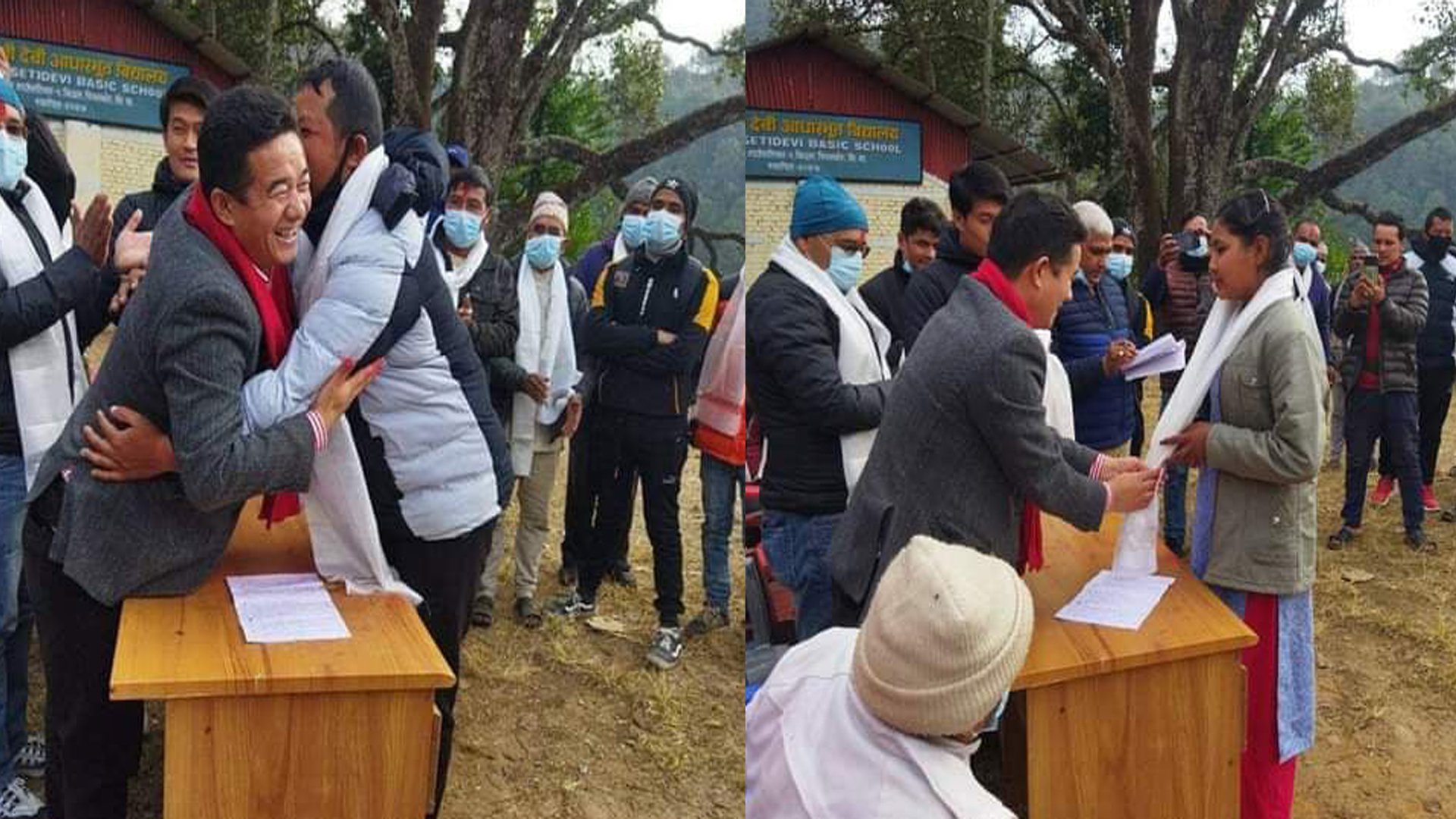 सिन्धुपाल्चोकको हेलम्बुमा नेपाली काँग्रेस प्रवेश गर्नेहरुको लर्को, एमाले लगायतका दलहरुबाट सयौँ कार्यकर्ता काँग्रेसमा प्रवेश