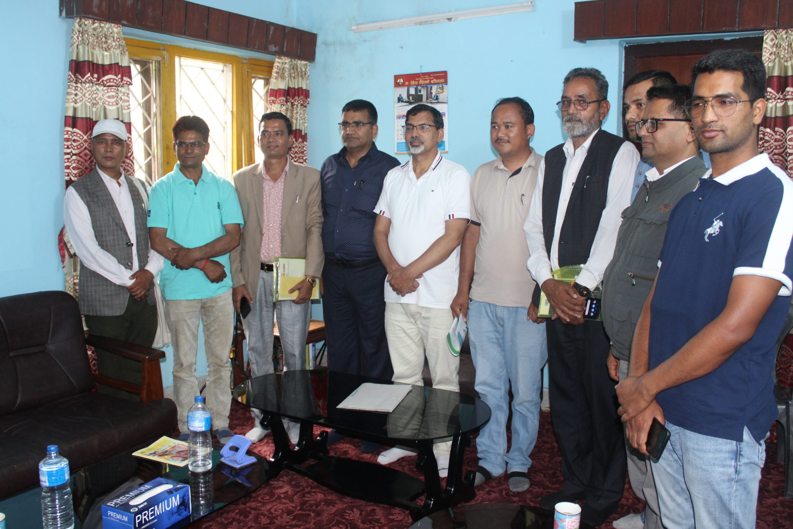 दार्चुलाका जनप्रतिनिधि र अर्थमन्त्री जनार्दन शर्माबीच भेटवार्ता