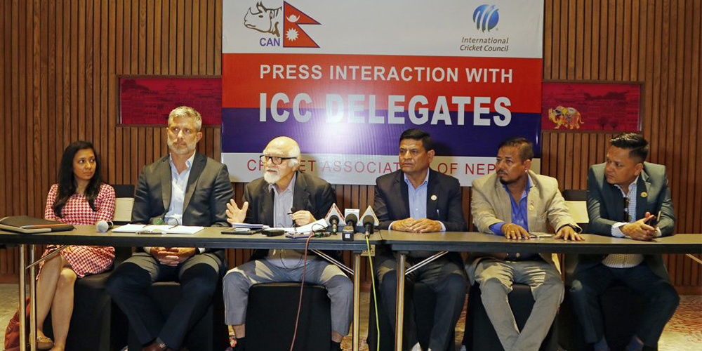 आइसीसीको टोली नेपालमा