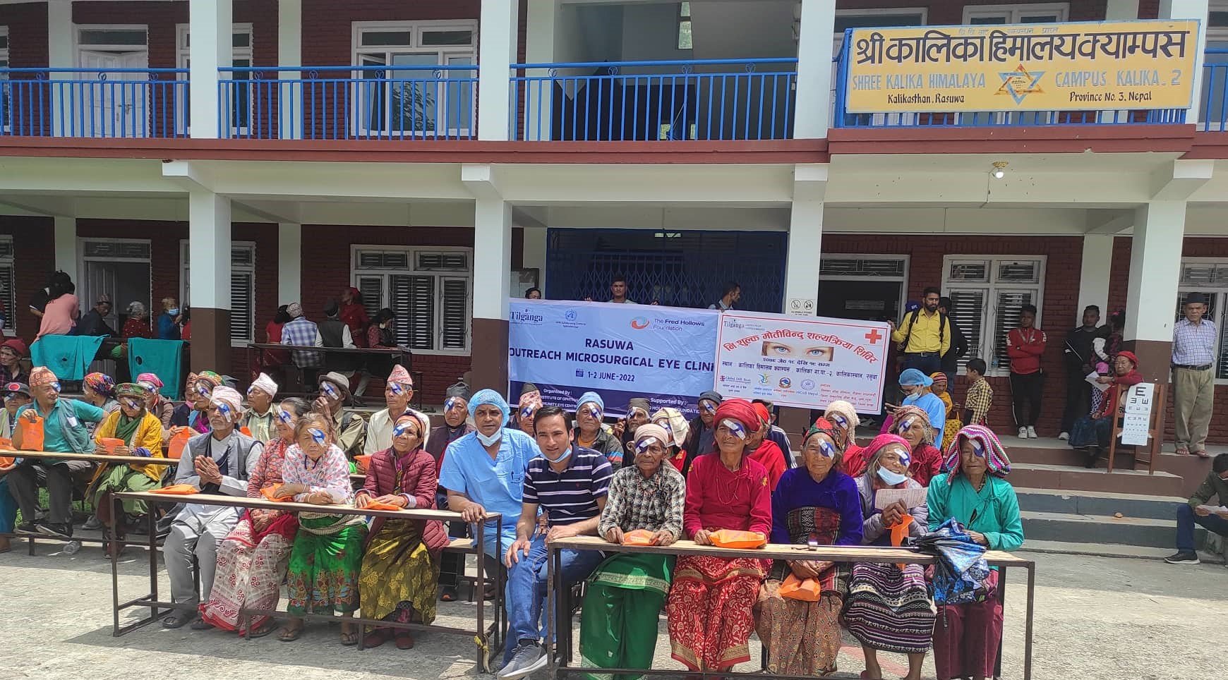 रसुवामा दुइ दिने निःशुल्क मोतिबिन्दु श​ल्यक्रिया शिविर सम्पन्न, ५८ जना विरामीको श​ल्यक्रिया गरियो