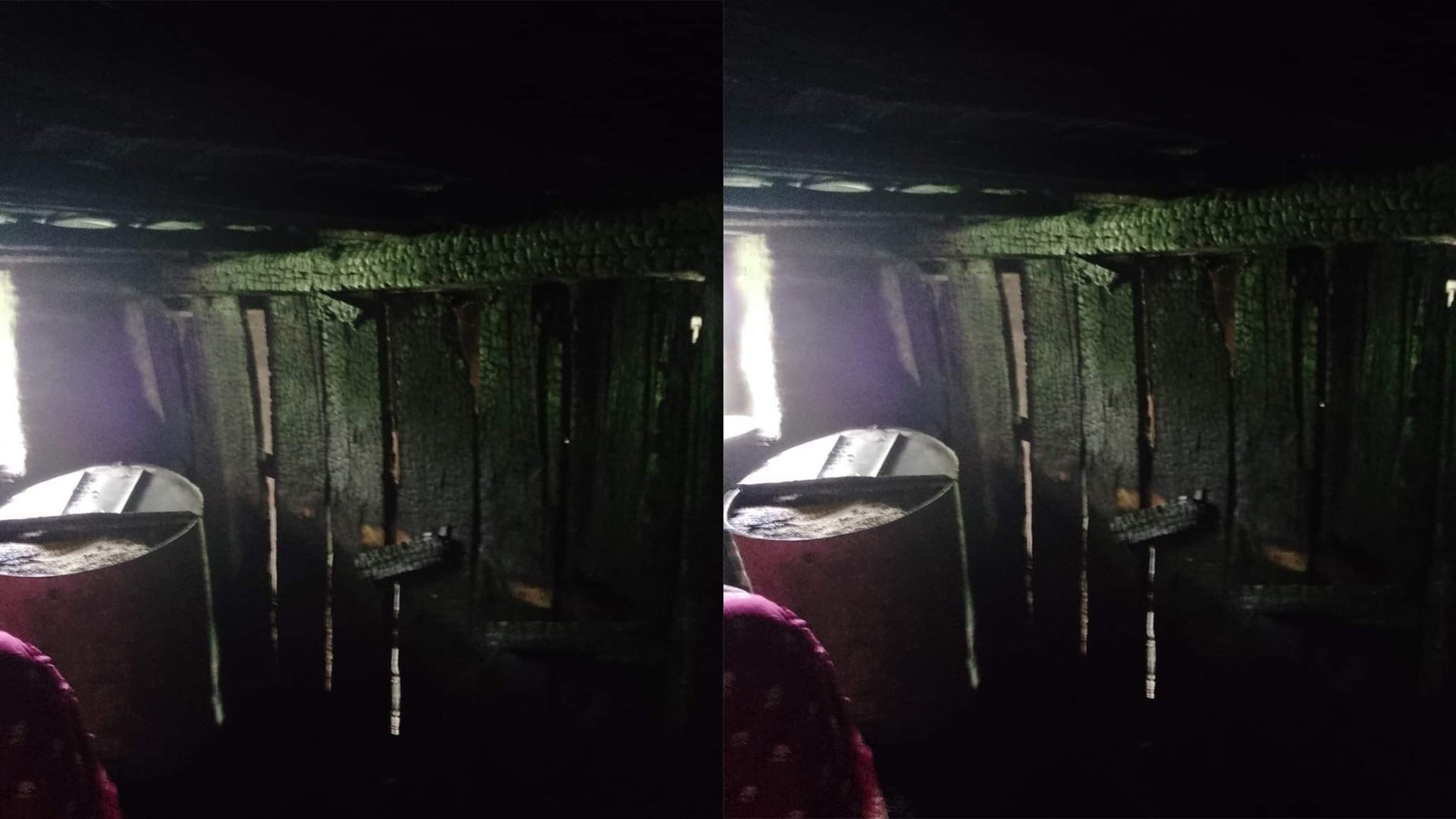 बिद्युत सट भएर घरमा आगलागि हुँदा नगद सहित लाखौको क्षति