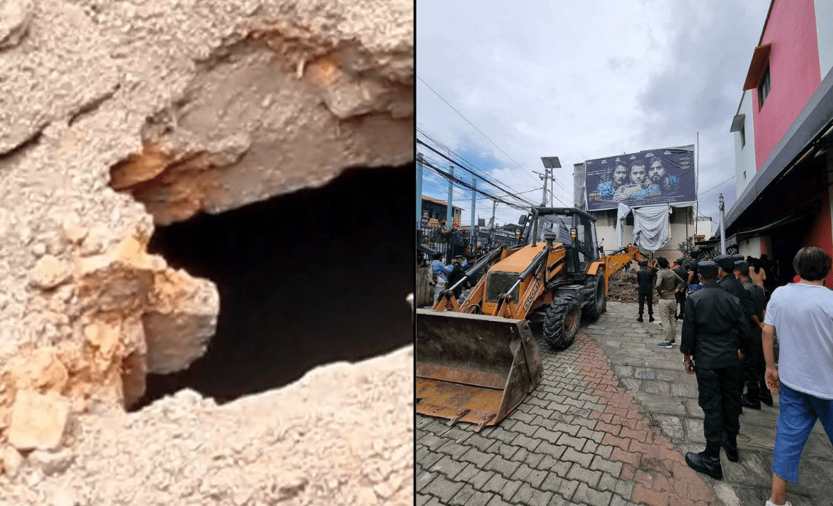 अन्तत: बालेनले खोजे टुकुचा, जय नेपाल हलकाे कम्पाउन्ड भत्काइयो