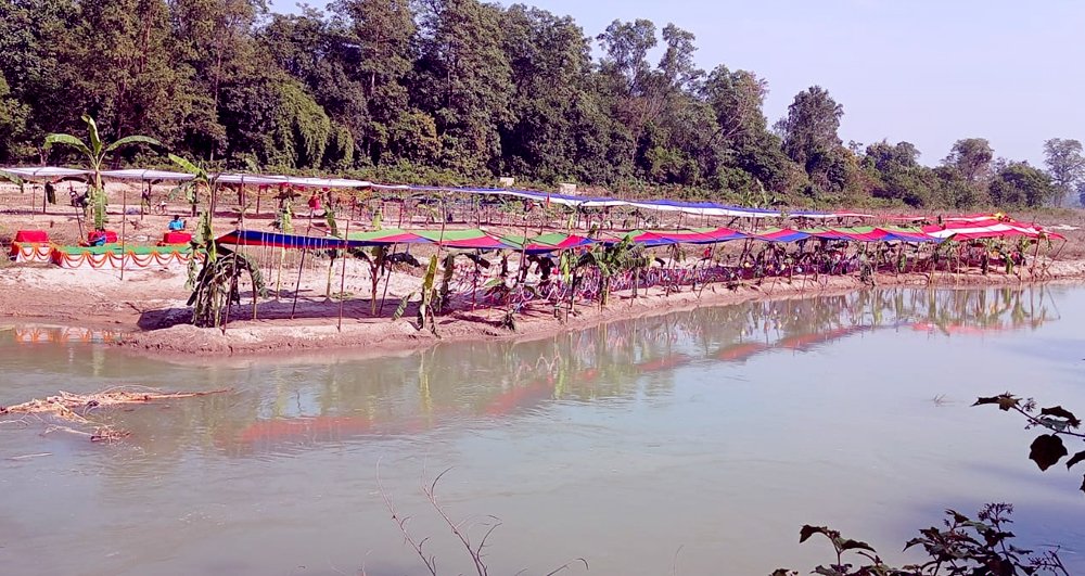 छठका लागि सिँगारिँदै धनगढीको मोहना घाट