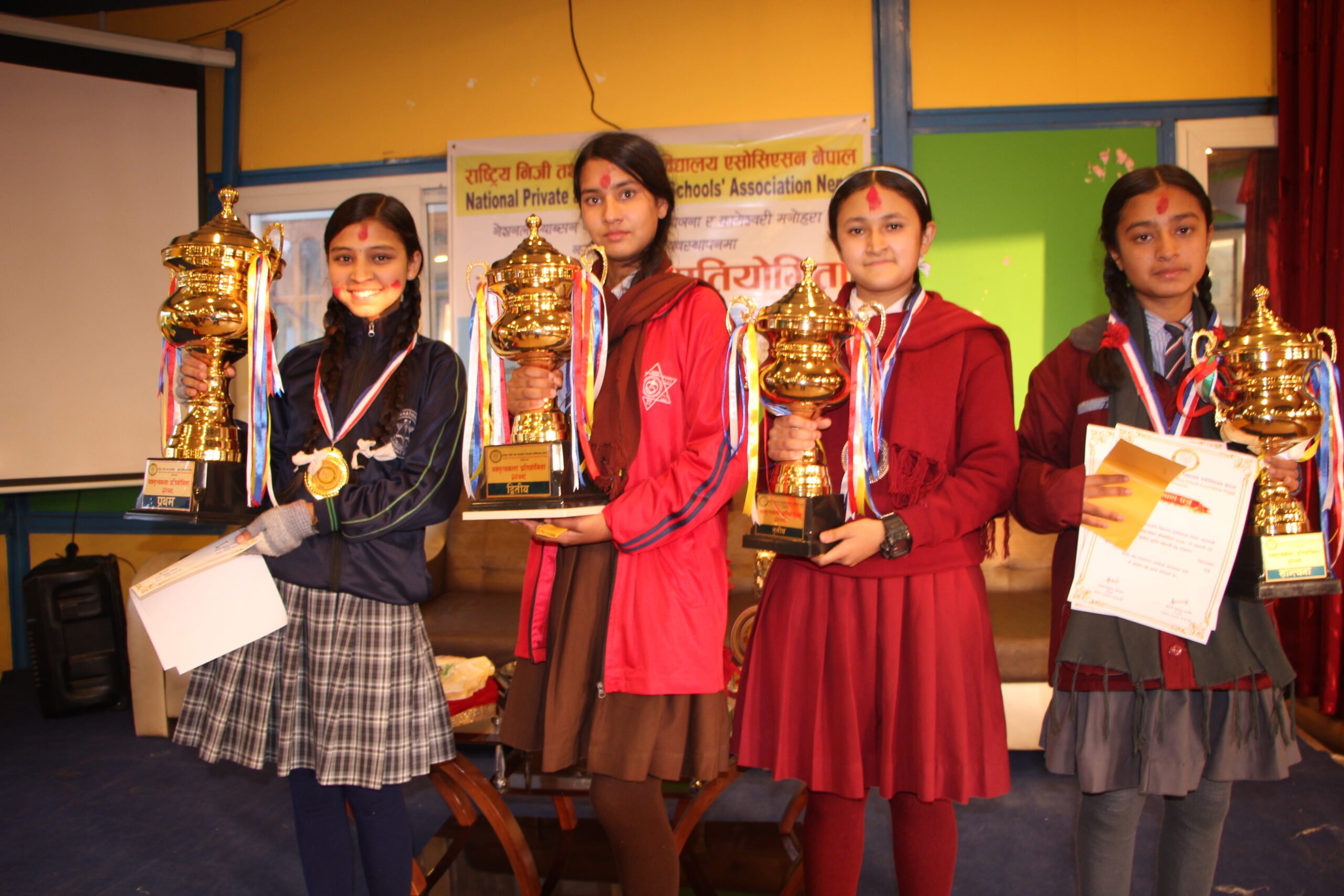 जिल्लाव्यापी माध्यमिक विद्यालयस्तरीय बक्तृत्वकला प्रतियोगिता सम्पन्न, मनास्लु वल्ड स्कुल प्रथम