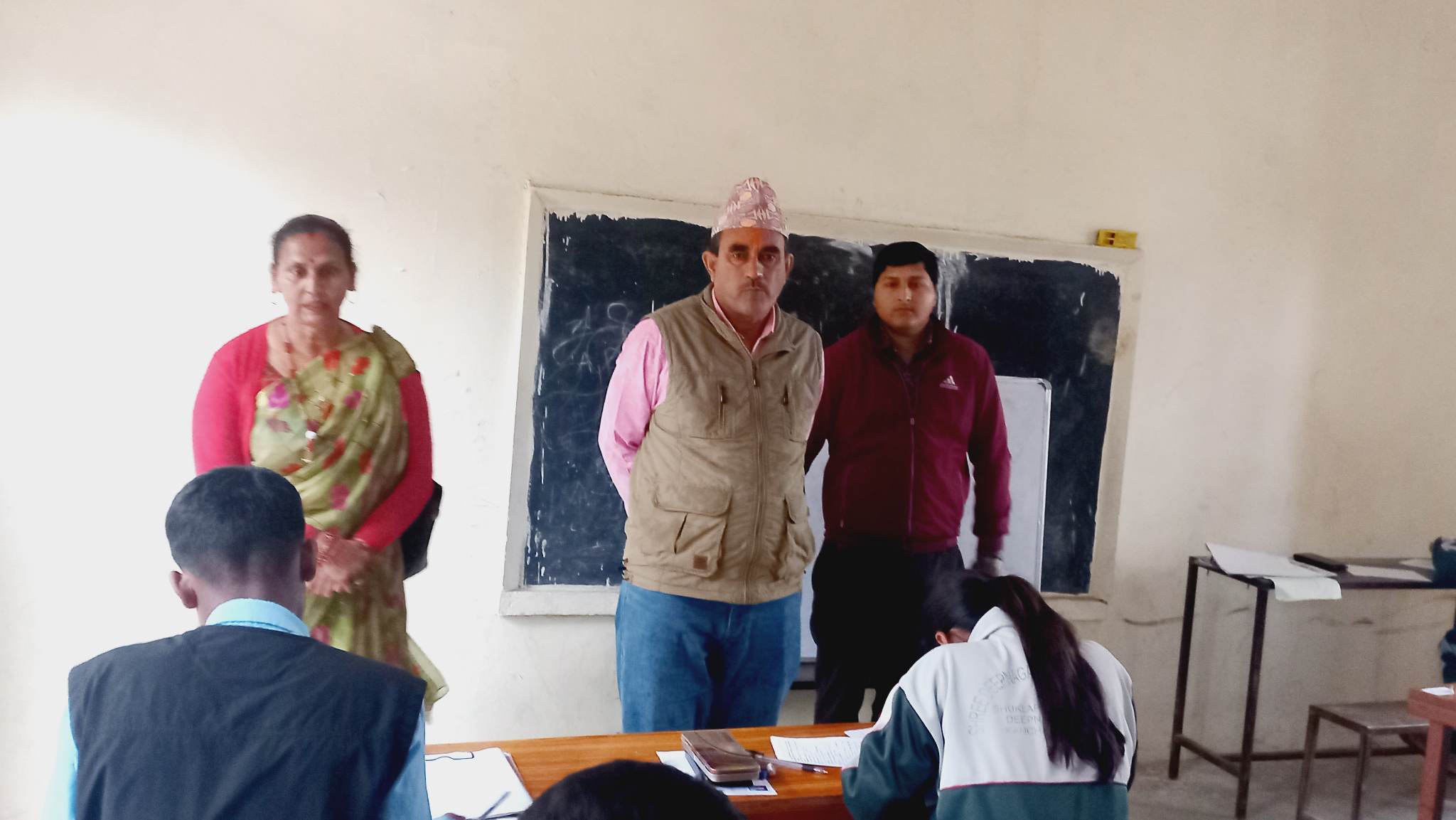 शुक्लाफाँटामा आधारभूत तह उत्तीर्ण परीक्षा (कक्षा ८) सुरू