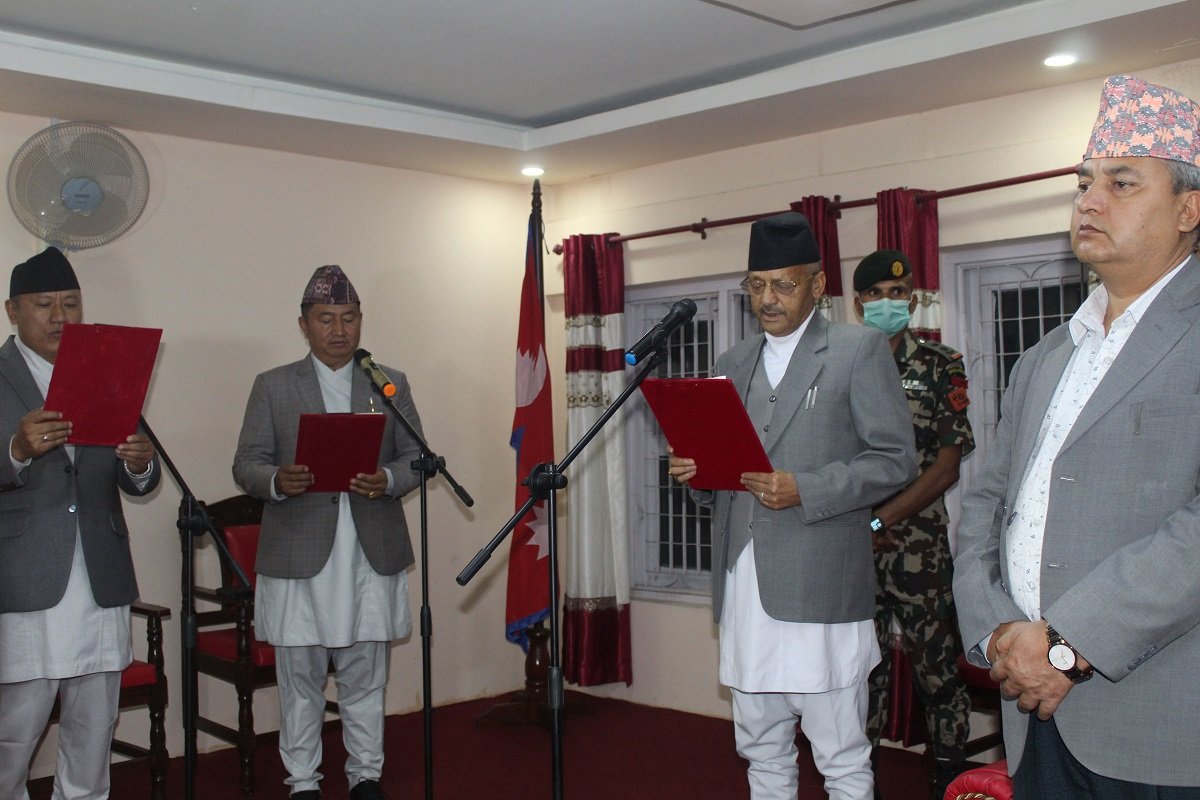 बागमतीमा मन्त्रिपरिषद विस्तार, कांग्रेसका २ मन्त्रीले लिए शपथ