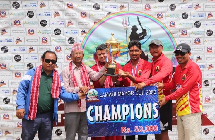 लमहि मेयरकप क्रिकेटको उपाधि गुरुकुल क्रिकेट क्लवलाई