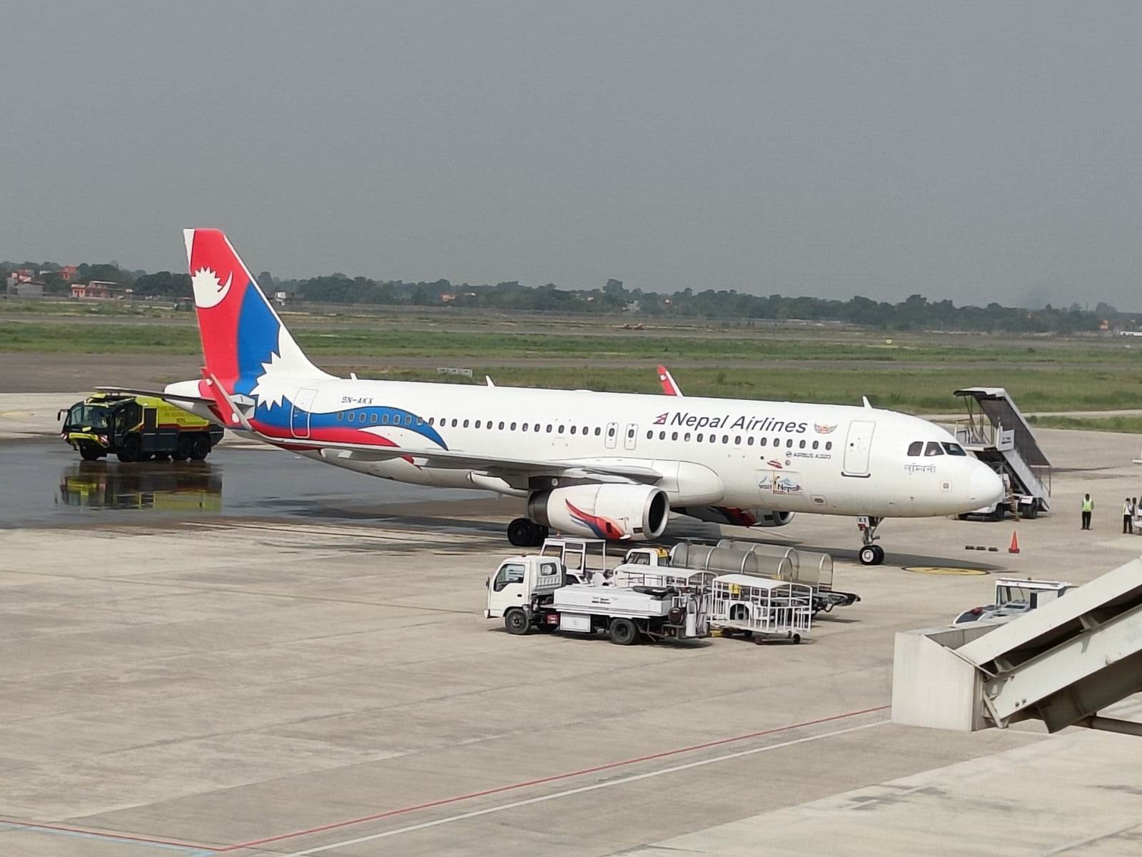 भैरहवाबाट नेपाल एयरलाइन्सले हङकङ र नयाँ दिल्लीमा उडान गर्दै