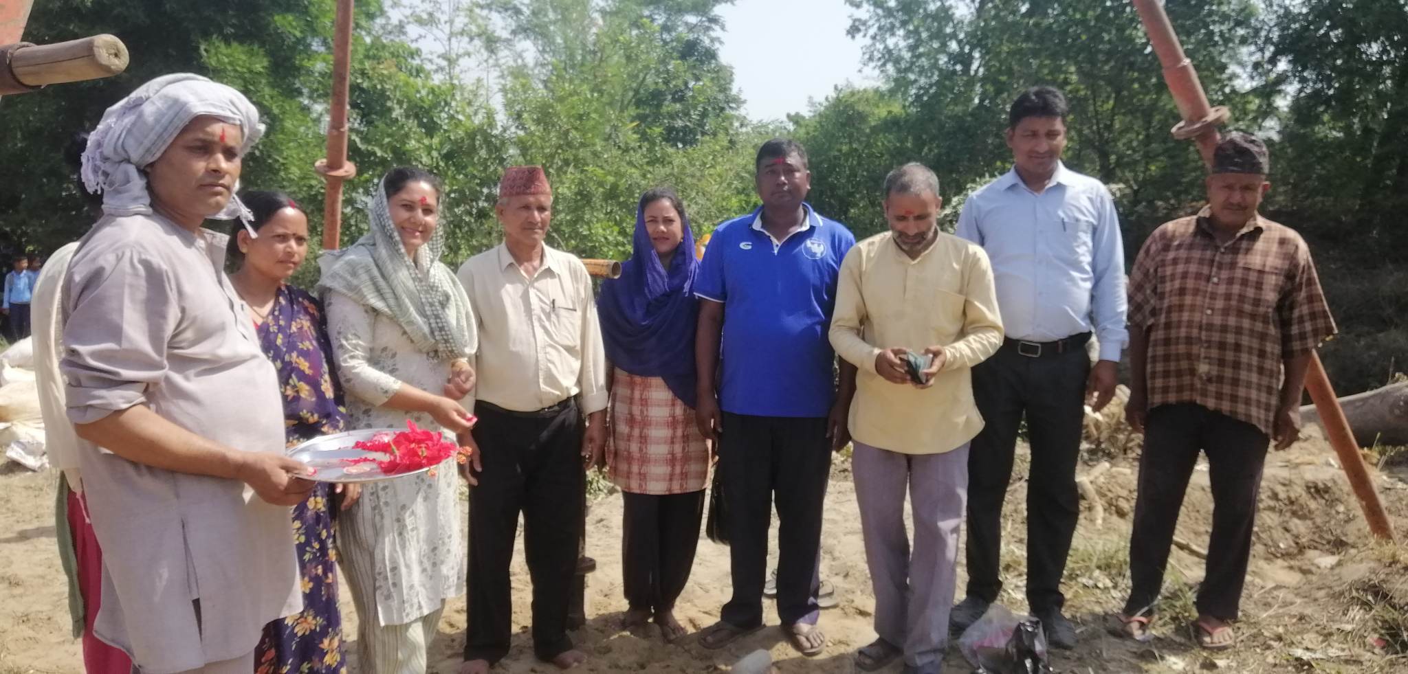 ६१लाख ४२ हजारमा शंकरपुर गाउँ जोड्ने ट्रेस पुलको शिलान्यास