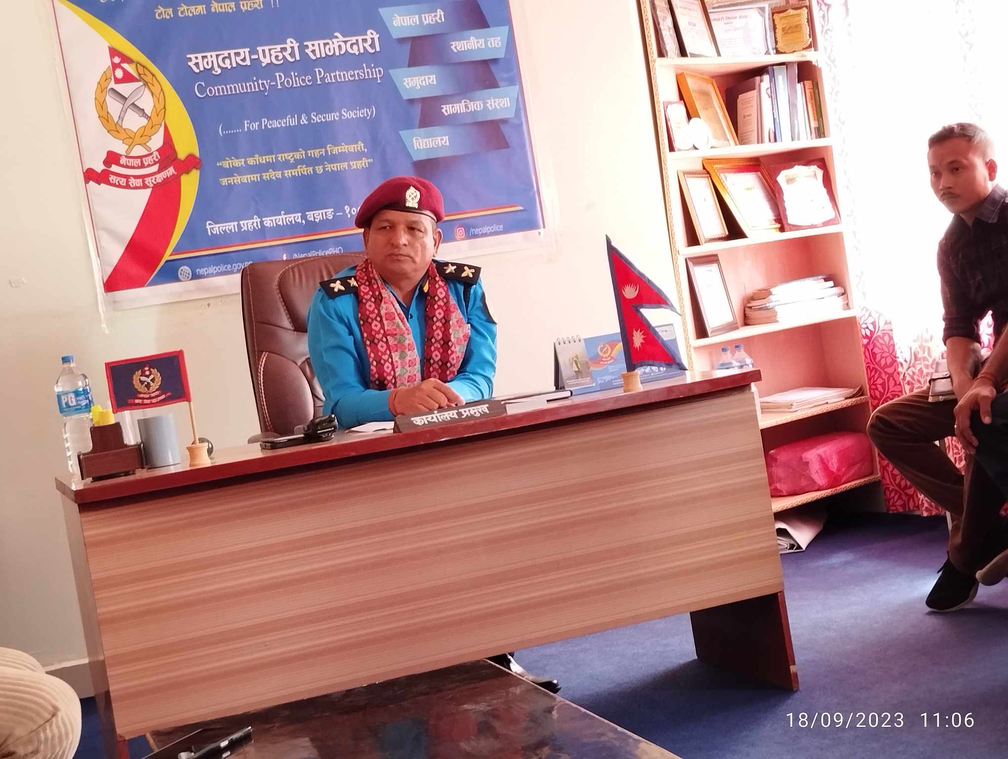 जनताकाे शान्ति सुरक्षाकालागि प्रतिबद्ध छु, १ महिना भित्र केहि धेरै सुधार हुन्छ :  डीएसपी शाह