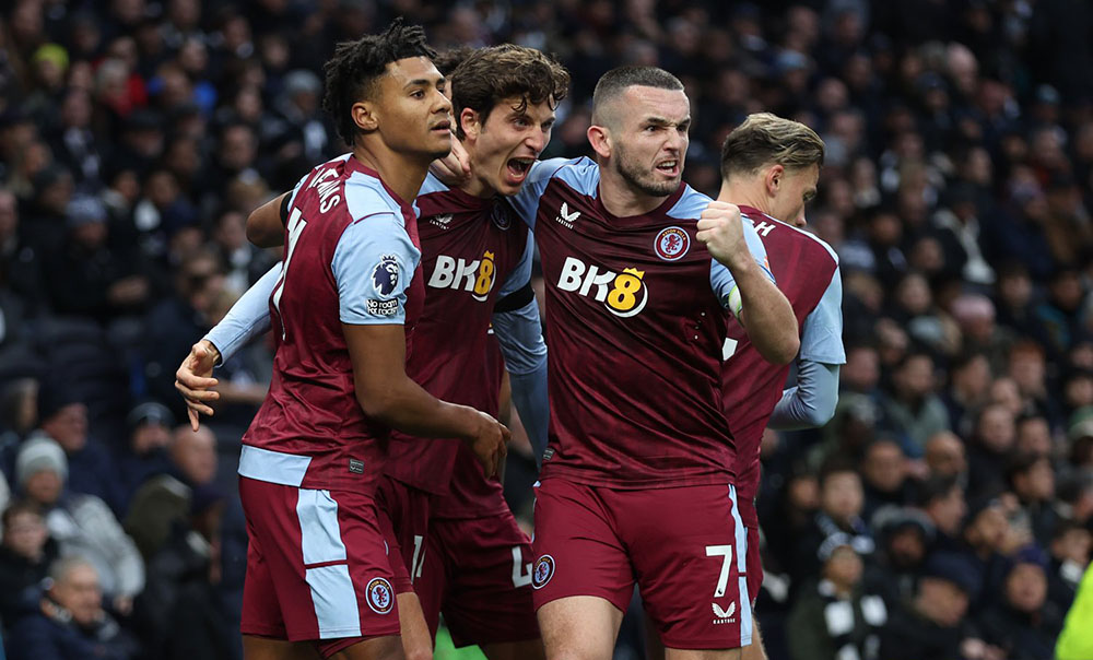 एस्टन भिल्लासँग टोटनह्याम स्तब्ध