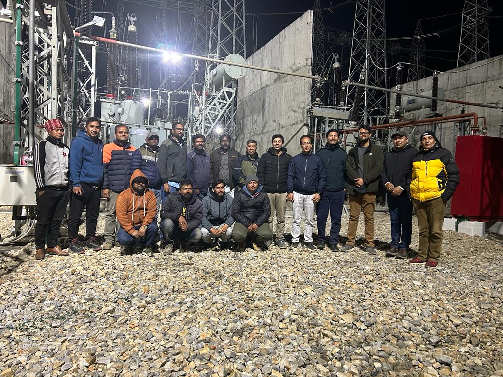 संखुवासभामा निर्माण भएको २२० केभी वसन्तपुर सबस्टेसन सञ्चालनमा