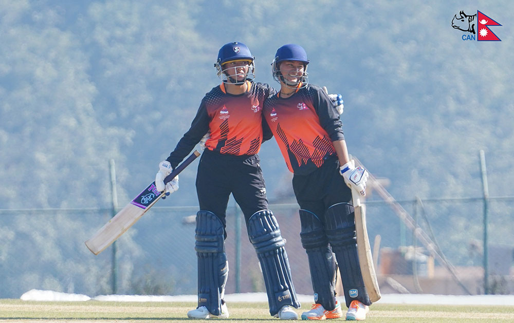 प्रधानमन्त्री कप महिला टी- २० मा एपीएफको लगातार चौथो जित