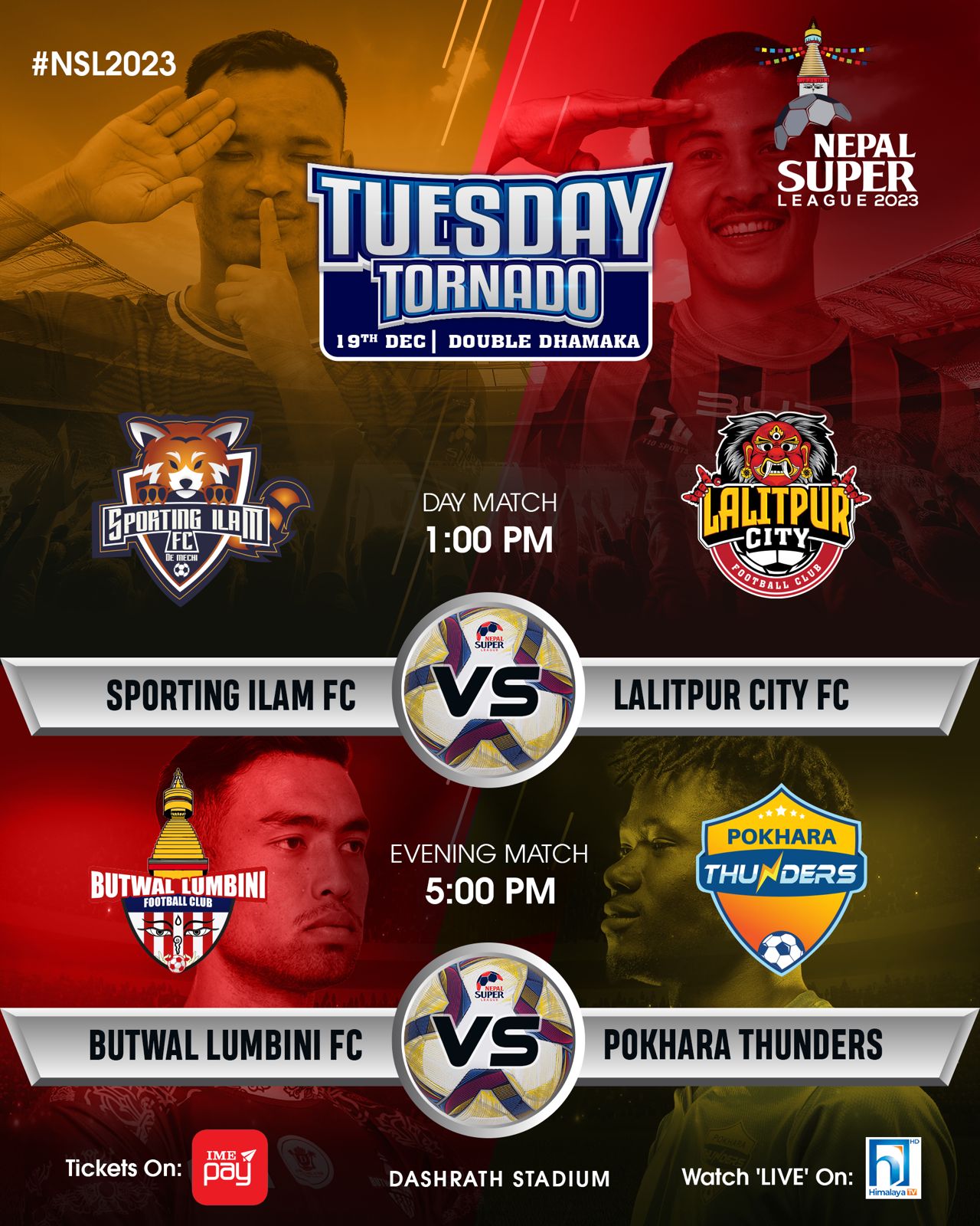 सुपर लिगः आज चार टोलीका बिचमा प्रतिस्पर्धा हुने