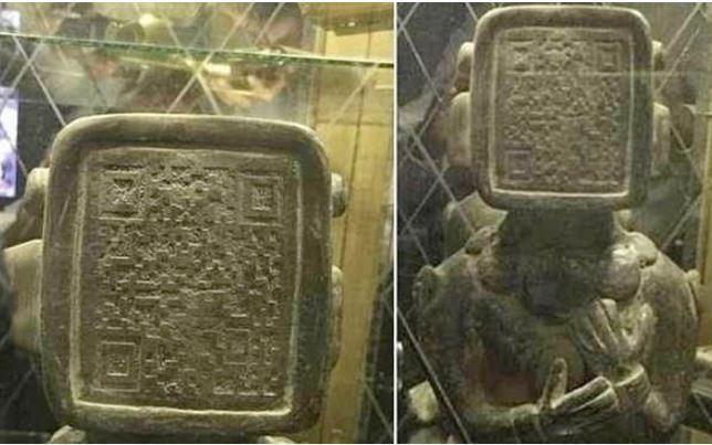 ३ हजार वर्ष पुरानो मुर्तिमा भेटियाे ‘क्यूआर कोड’, के पहिला नै प्रचलनमा थियाे त ?