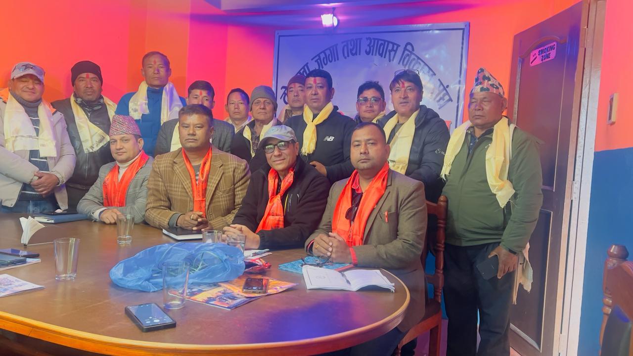 दोलखा जग्गा तथा आवास विकास संघको तदर्थ समिति गठन, यि हुन् पदाधिकारी