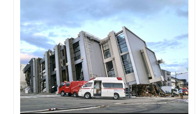 जापानमा भुकम्पमा परी मर्नेको संख्या १५ पुग्यो