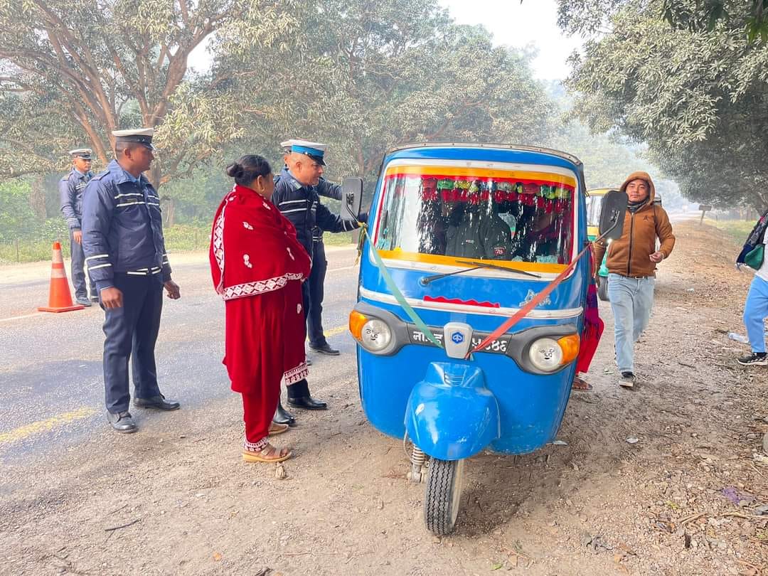 रौतहटमा १० हजार ४५९ सवारी साधन कारबाहीमा, ८८ लाख बढी राजश्व संकलन