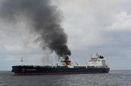 तेल ट्याङ्कर आक्रमण गरेको भोलीपल्ट अमेरिकी सेनाले हुथी एन्टिसिप मिसाइल गरिदियो नष्ट