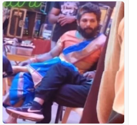 ‘पुष्पा २’ को सेटबाट अल्लु अर्जुनको नयाँ लुक लिकः सारी देखिए सुपरस्टार, बढयो उत्सुकता