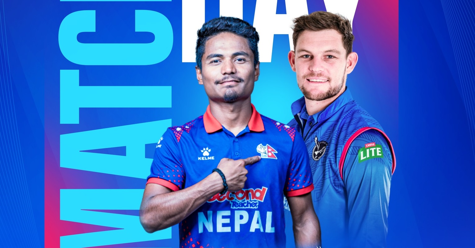 नामिबियाविरुद्ध नेपालको खराब शुरुवात, शिर्ष चार ब्याट्सम्यान आउट