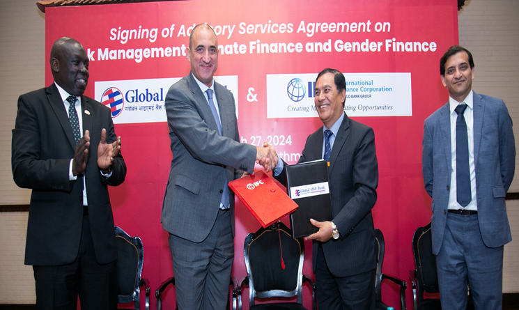 ग्लोबल आइएमई र आइएफसीबीच परामर्श सेवासम्बन्धी समझदारी पत्रमा हस्ताक्षर