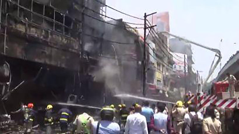 विहारको पटनामा होटलमा आगलागी हुदा ६ जनाको मृत्यु