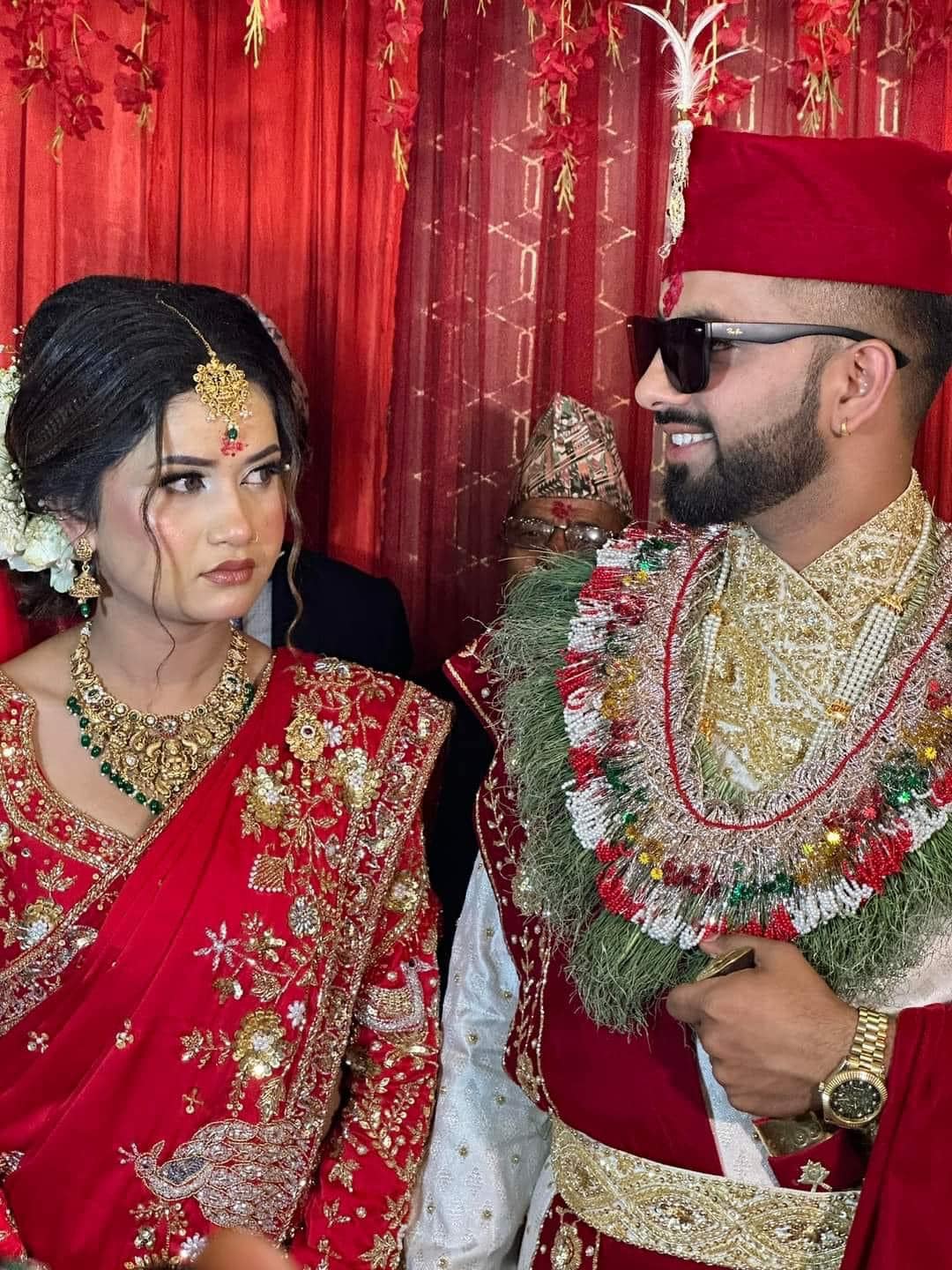 वैवाहिक बन्धनमा बाँधिए एलिना र विष्णु