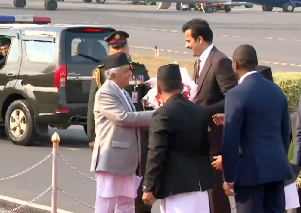 काठमाडौँ आइपुगेका कतारका अमिर थानीले आज के के गर्दैछन् ?