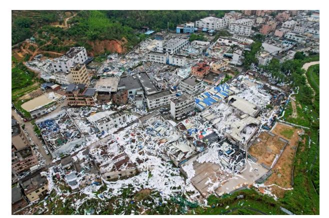 चीनमा भिषण आँधीबेहोरीमा परी ५ को मृत्यु, १४१ कलकारखानामा क्षति