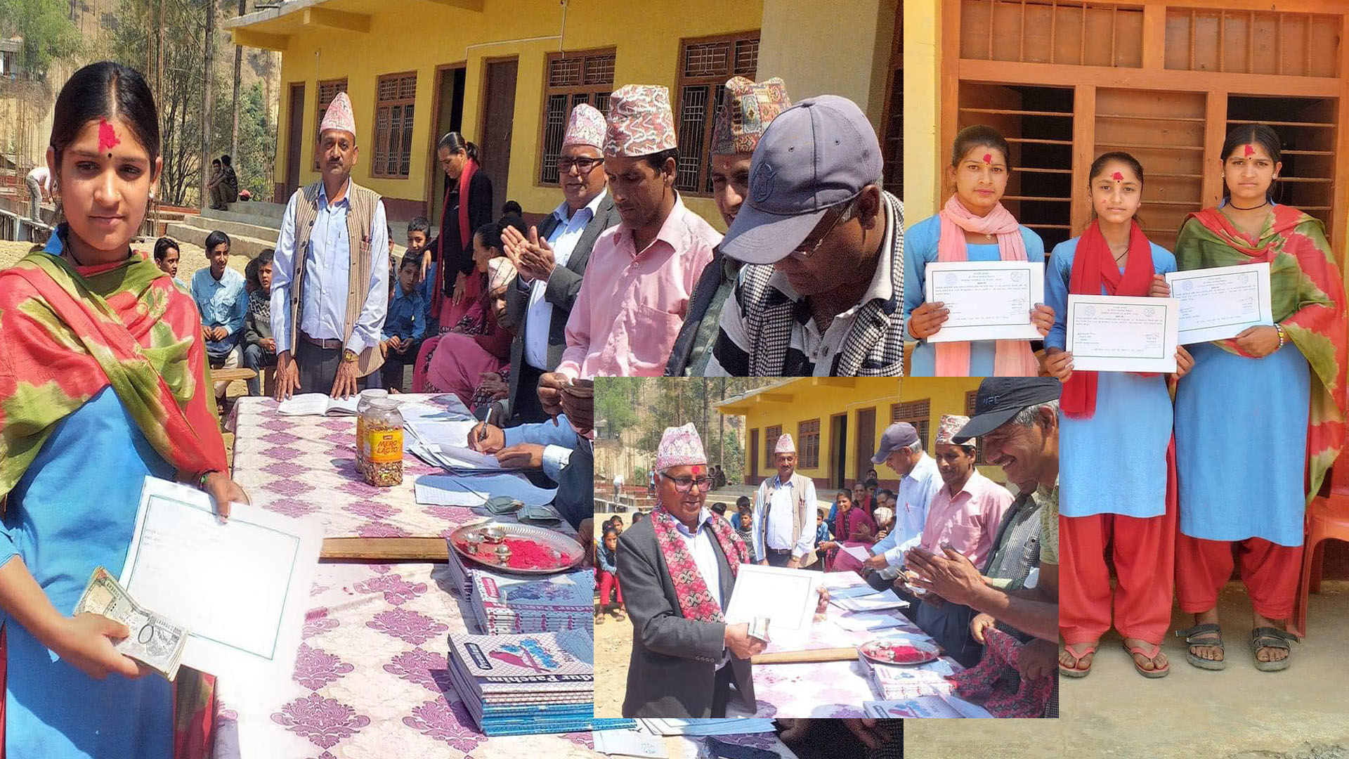 गलैनाथ मावि झरकाडामा पहिलाेपटक ‘मातृभूमी छात्रवृत्ति अक्षयकोष’बाट छात्रवृत्ति प्रदान