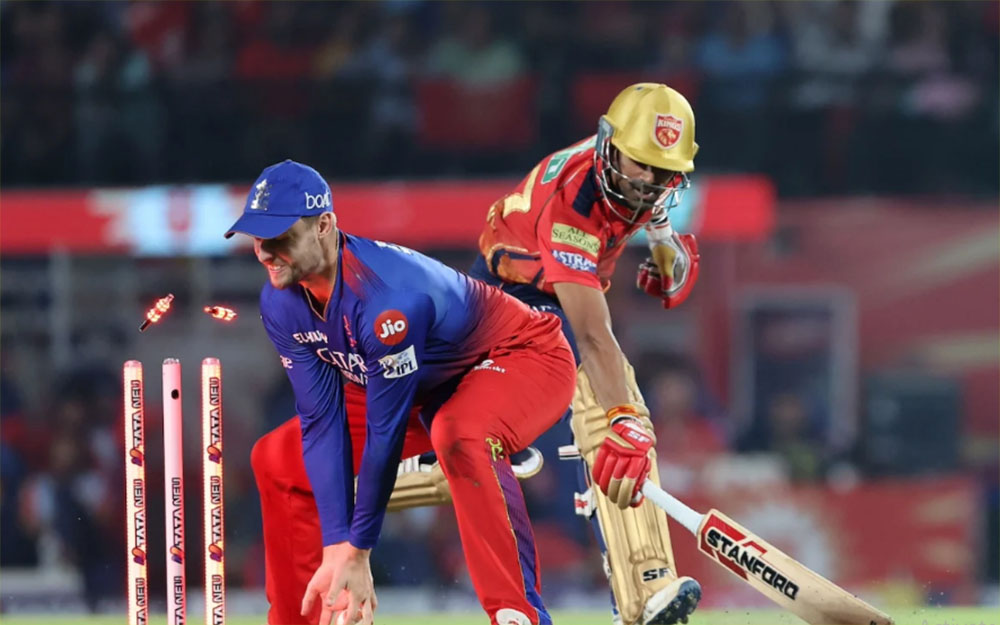 पञ्जावमाथि रोयल च्यालेन्जर्स बैंगलुरु ६० रनले विजयी