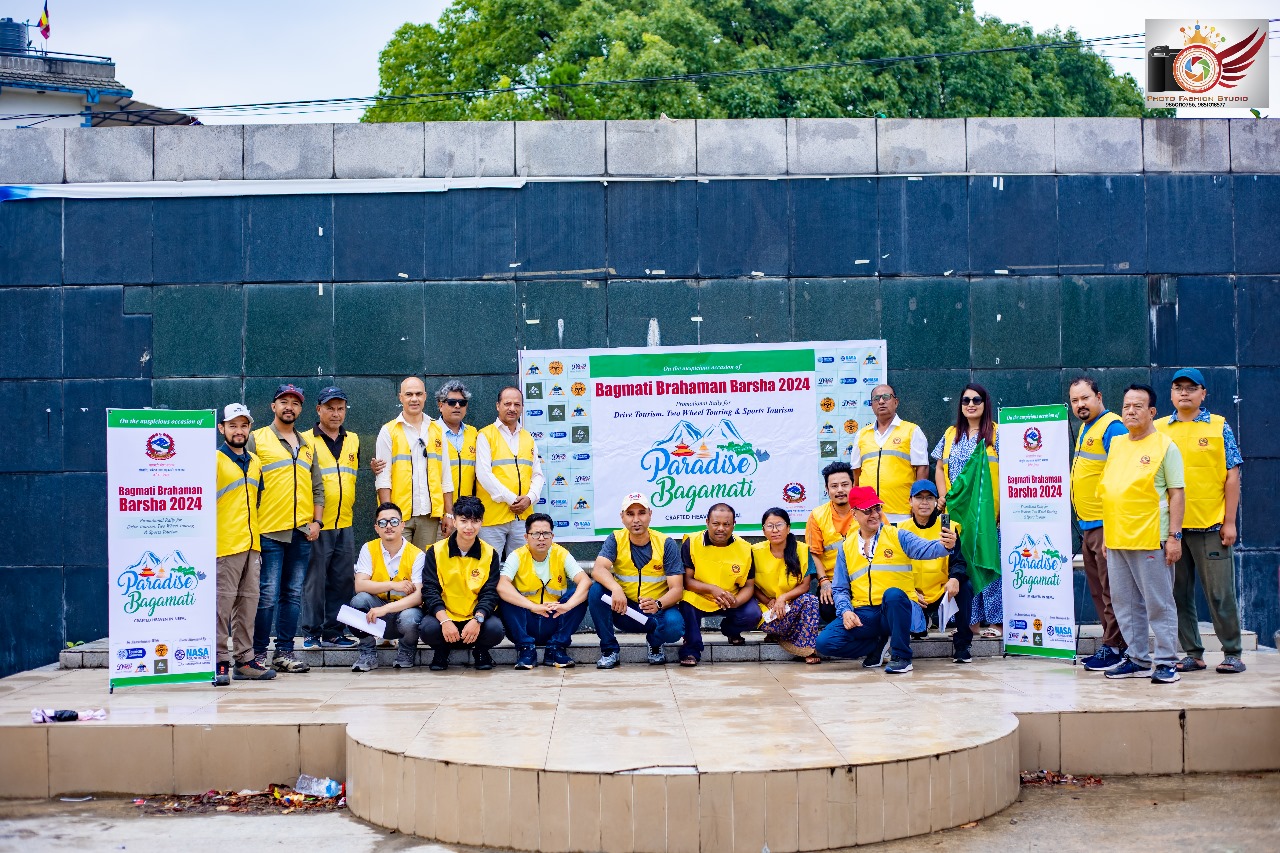 बागमती भ्रमण वर्ष २०२४ को प्रचार प्रसार ड्राइभ टुरिजम तथा स्पोर्ट्स टुरिजम मार्पmत