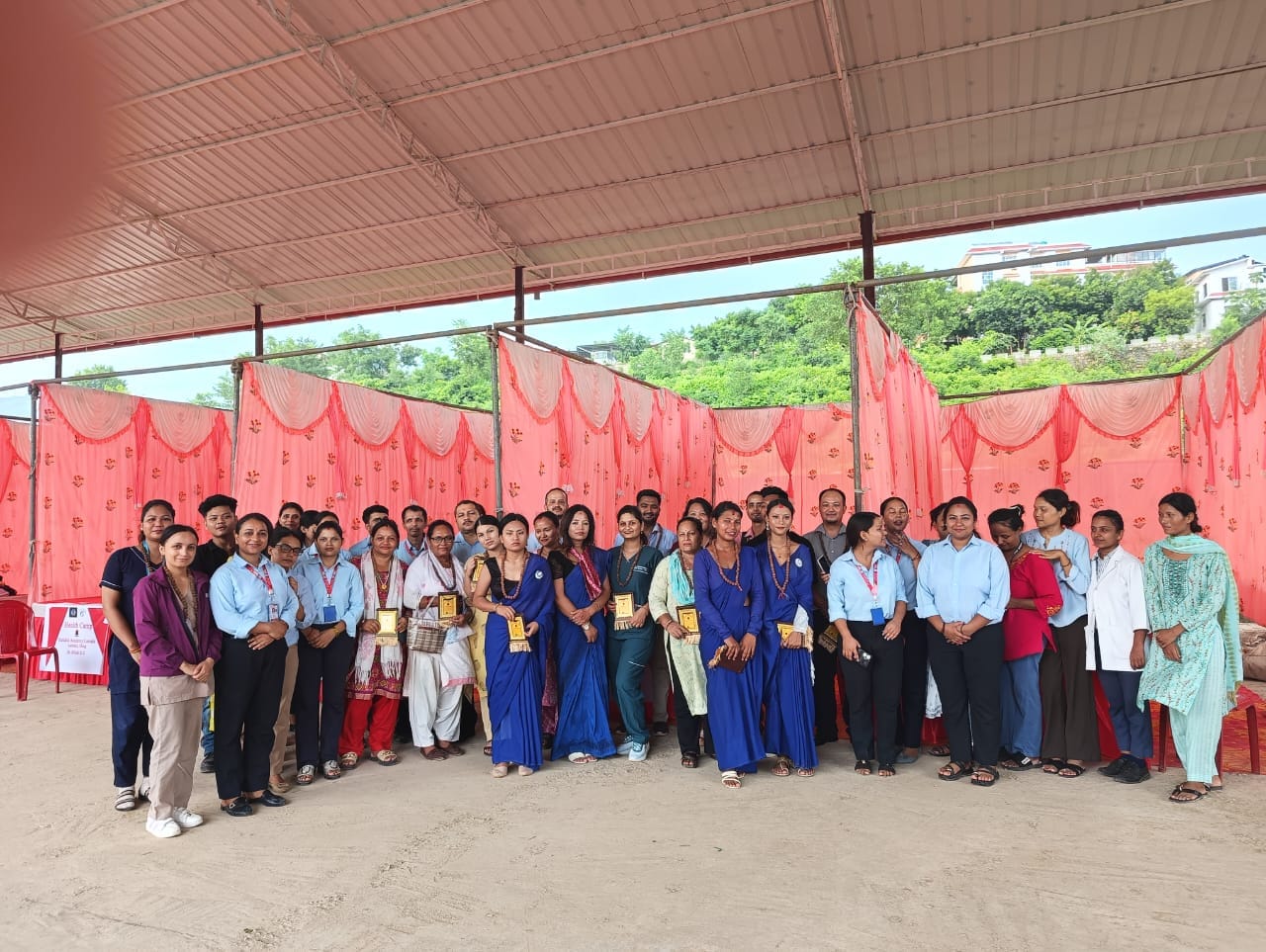 गुरुकुल एकेडेमी लमहिद्वारा स्वास्थ्य शिविर सम्पन्न